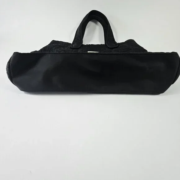 Kenneth Cole Reaction Black Quilted Nylon Tote Bag - Picture 4 of 11